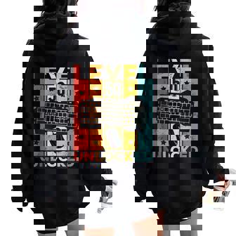 50 Cumpleaños Hombre 50 Años Gaming Teclado Gamer Women Oversized Hoodie Back Print - Regaloses