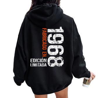 58 Años Regalo De Cumpleaños Hombre Fabricado En 1968 Women Oversized Hoodie Back Print - Regaloses