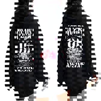 60 Years Old November Floral 1965 60Th Birthday Women Women Oversized Hoodie Back Print | Mazezy