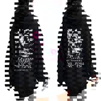 61 And Fabulous Since 1964 Happy 61St Birthday Girl Lady Women Oversized Hoodie Back Print | Mazezy