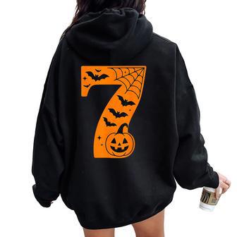 67 Halloween Matching Twin Boys Girls Brothers Sisters Women Oversized Hoodie Back Print | Seseable UK
