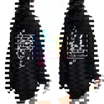 67 Music Meme Slang Six Seven Music Teacher Musician Women Oversized Hoodie Back Print | Mazezy