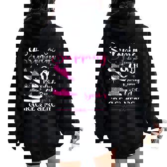 80Th Birthday Eighty 80 Years Old Bday Party Womens Women Oversized Hoodie Back Print | Seseable FR