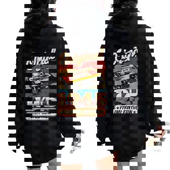 80Th Birthday Retro Vintage 1945 Women Women Oversized Hoodie Back Print | Seseable UK