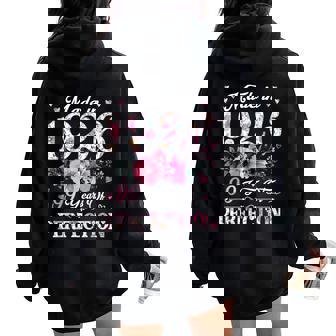 99 Year Old Made In 1926 Floral 99Th Birthday For Women Women Oversized Hoodie Back Print | Mazezy