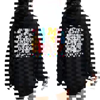 In My Altruismo Era School Spirit Groovy Women Oversized Hoodie Back Print | Seseable FR