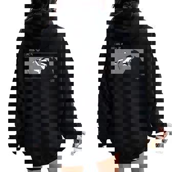 Anime Girl Eyes Japan Culture Japanesead Girl Aesthetic レディース オーバーサイズ パーカー バックプリント - Kawaiitshirt