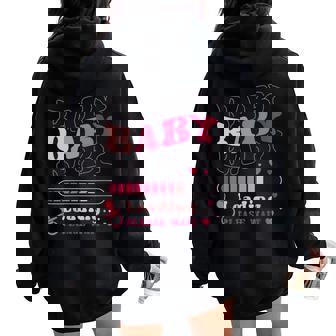 Annonce De Bébé Future Maman Maman Enceinte Sweat à capuche oversize pour femme avec imprimé dans le dos - Cadeauxyz