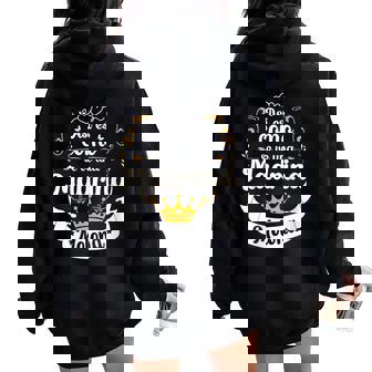 Así Es Comoee Una Madrina Molona Divertido Para Cuello Women Oversized Hoodie Back Print - Regaloses