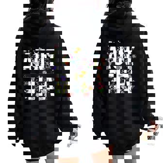 I Am Aunt Tifa Aunt Tifa Aunt Tifa Women Oversized Hoodie Back Print - Thegiftio