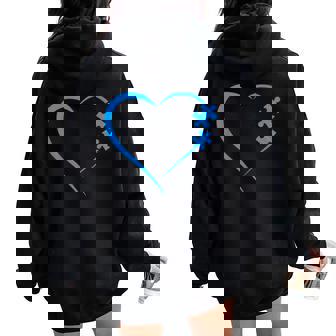 Autism Autism Awareness Autism Mom Love レディース オーバーサイズ パーカー バックプリント - Kawaiitshirt