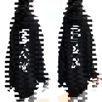 Bam Cadeau Humour Homme Drole Original Anniversaire Sweat à capuche oversize pour femme avec imprimé dans le dos - Cadeauxyz