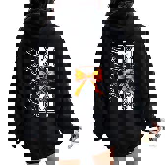 Basketball Mom Game Day Basketball Player Mother's Day Women Oversized Hoodie Back Print | Seseable UK