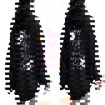 Belle Citation Inspirante This Girl Is On Fire Sweat à capuche oversize pour femme avec imprimé dans le dos - Cadeauxyz