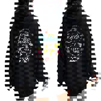 Besties Trip 2026 Memories Girl Trip Friends Vacation Retro Women Oversized Hoodie Back Print | Seseable UK