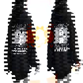 Boo To Bullying Orange Unity Day Be Kind Anti Bully Kindness Women Oversized Hoodie Back Print | Seseable CA