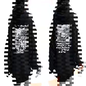 Born In The 1900S Graphic Vintage For Old People Women Oversized Hoodie Back Print | Seseable FR