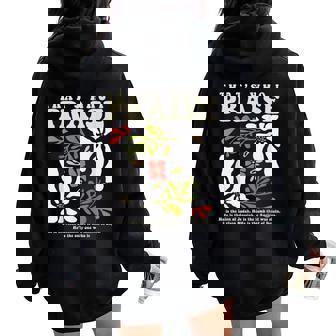 Brandon That's Who I Praise Jesus Christian Lake Merch Women Oversized Hoodie Back Print - Thegiftio