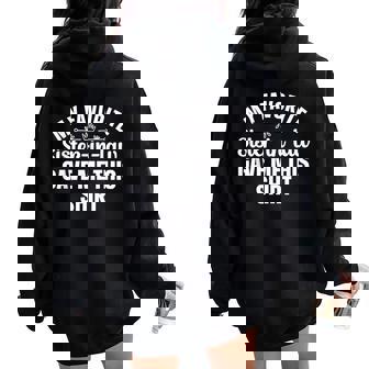 Brother-In-Law From Sister In Law Brother In Law Women Oversized Hoodie Back Print - Thegiftio