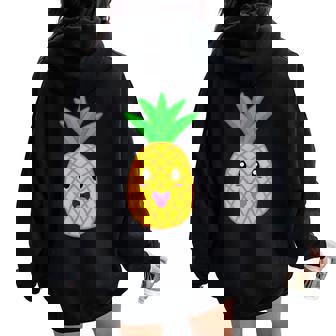Cadeau Amusant Et Mignon Pour Homme Enfant Et Ananas Sweat à capuche oversize pour femme avec imprimé dans le dos - Cadeauxyz