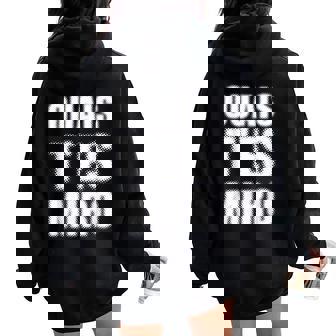 Cadeau Homme Humour Original Drole Ouais T'es Miro Sweat à capuche oversize pour femme avec imprimé dans le dos - Cadeauxyz