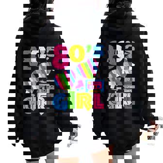 Camisa This Is My 80S Girl De Fiesta De Los 80 A La Moda De Los 80 Women Oversized Hoodie Back Print - Regaloses