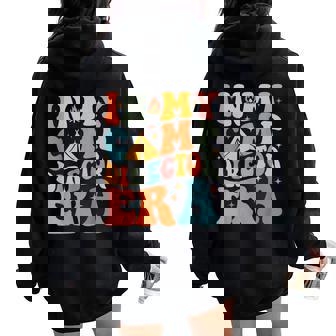 In My Camp Director Era Groovy Summer Camp Director Women Oversized Hoodie Back Print | Mazezy