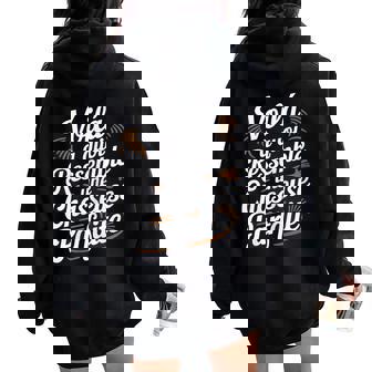 Chasseuse Parfaite Humour Chasse Idée Cadeau Drôle Sweat à capuche oversize pour femme avec imprimé dans le dos - Cadeauxyz