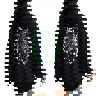 Chemise Loup Pour Homme Costume De Loup Pour Loup Pour Enfants Sweat à capuche oversize pour femme avec imprimé dans le dos - Cadeauxyz