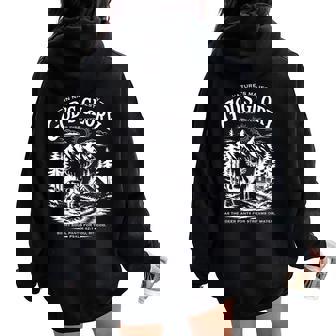 Christian Deer Bible Verse Hunting Jesus Nature Wildlife Women Oversized Hoodie Back Print | Seseable FR