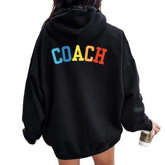 Coach For er Women Oversized Hoodie Back Print - Thegiftio UK
