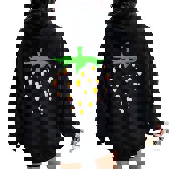 Costume De Fraise Pour Homme Et Sweat à capuche oversize pour femme avec imprimé dans le dos - Cadeauxyz