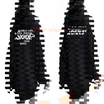 Cours Astérism Cours Phrase Culte Film Gaulois Sweat à capuche oversize pour femme avec imprimé dans le dos - Cadeauxyz