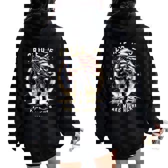 Creed '25 Take Me Higher American Astronaut Women Oversized Hoodie Back Print | Mazezy