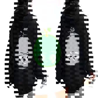 Cute Good Egg Teacher Halloween Costume Group The Sour Grape Women Oversized Hoodie Back Print | Seseable FR