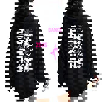 Dance Senior Mom Of A Senior Dancer Mama 2026 Heart Women Oversized Hoodie Back Print | Seseable CA