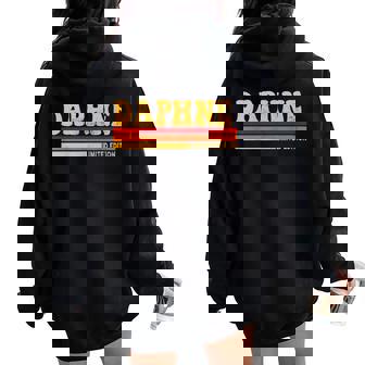 Daphne Name Personalized Cute Idea Vintage Daphne Women Oversized Hoodie Back Print - Thegiftio