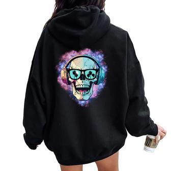 De Música Dj Para Hombre Y Manga Larga Women Oversized Hoodie Back Print - Regaloses