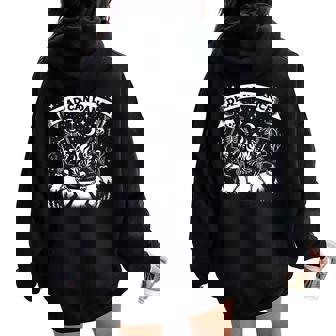 Dead Can Dance Dark Humour Personnes Gothiques Sweat à capuche oversize pour femme avec imprimé dans le dos - Cadeauxyz