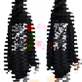 Dentist Dental Boo Crew Halloween Costume Th Men Women Oversized Hoodie Back Print - Thegiftio