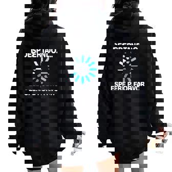 Despertando Original Y Divertida Frase Para Hombre Manga Larga Women Oversized Hoodie Back Print - Regaloses