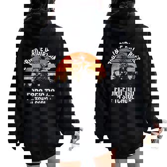 Dirt Bike Art For Boys Girls Motocross Dirt Bike Rider Women Oversized Hoodie Back Print | Mazezy