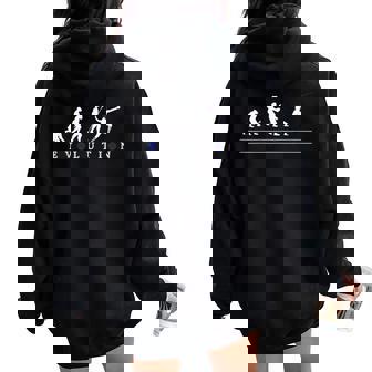 Divertentechermaportiva Evoluzione Per Uomini Donne Mamme O Bambini Felpa con cappuccio oversize da donna con stampa posteriore - Novitaregali