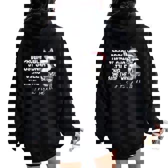 Donkey Probably Just Gonna Jingle Some Of The Way I'm Tired Women Oversized Hoodie Back Print | Seseable UK