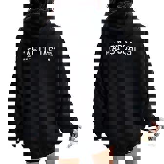 East Coast Hip Hop Rap Vintage Women Oversized Hoodie Back Print | Mazezy