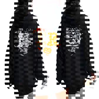 Er Nurse Emergency Room Nursing Pumpkin Spooky Halloween Women Oversized Hoodie Back Print | Seseable CA