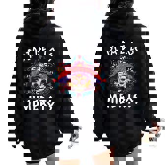 Erwachsen Herr Dame Kind Girl Dia De Los Muertos Mexiko Tod Sweat à capuche oversize pour femme avec imprimé dans le dos - Cadeauxyz
