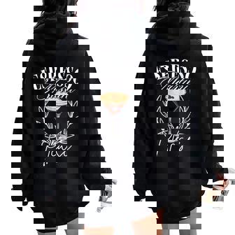 Espresso Martini Please Coffee Martini Cocktail Women Oversized Hoodie Back Print | Mazezy