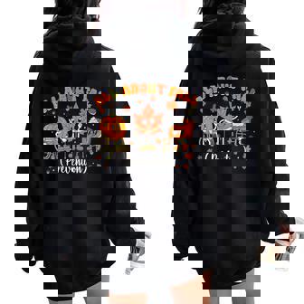 All About Fall Prevention Nurse Fall Physical Therapy Pt Ot Women Oversized Hoodie Back Print | Seseable CA