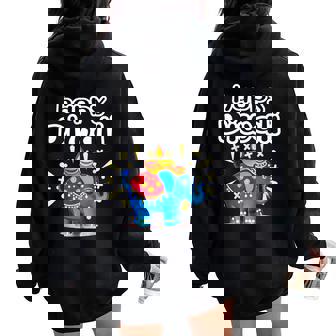 Feliz Diwali Hindú Festival De Luces Para Es Hombres Women Oversized Hoodie Back Print - Regaloses